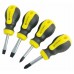 4pc Stubby Screwdriver Set 